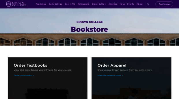 bookstore.crown.edu