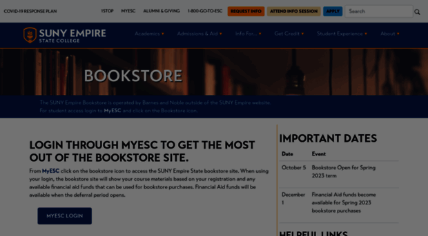 bookstore.esc.edu