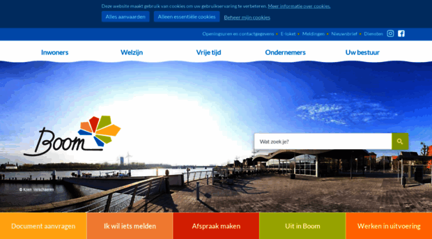 boom.be - Startpagina - Lokaal bestuur B... - Boom