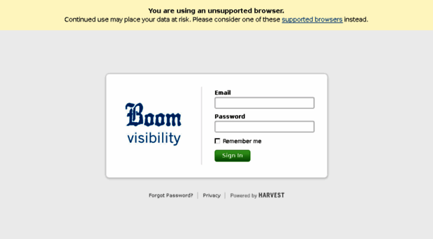 boomvisibility.harvestapp.com