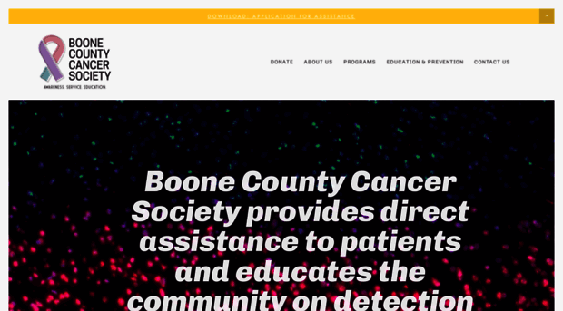 boonecountycancersociety.org