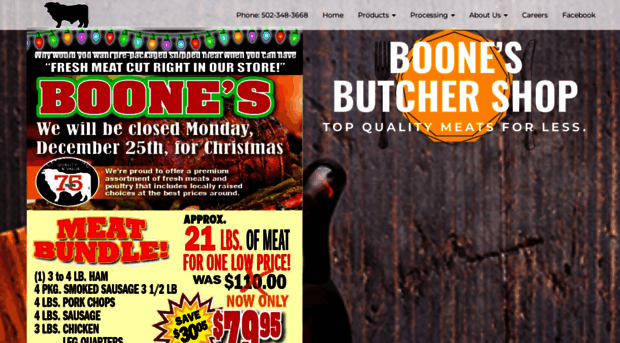 boonesbutchershop.com