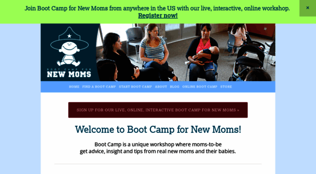 bootcampfornewmoms.com