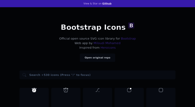 bootstrap-icons.now.sh