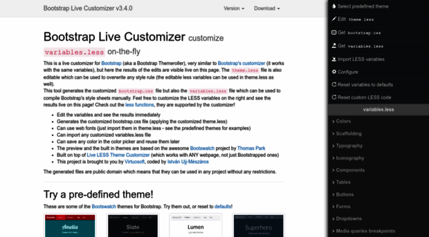 bootstrap-live-customizer.com