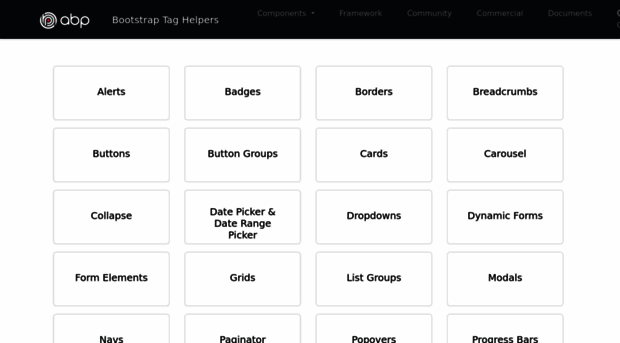 bootstrap-taghelpers.abp.io