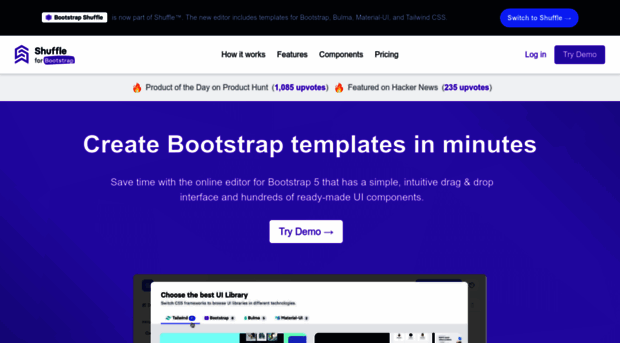 bootstrapshuffle.com