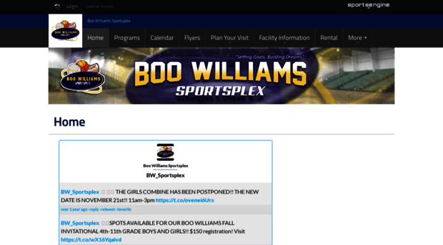 boowilliamssportsplex.com