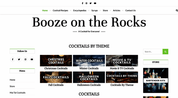 boozeontherocks.com