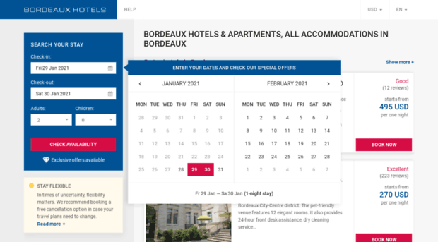 bordeauxhotelpage.com