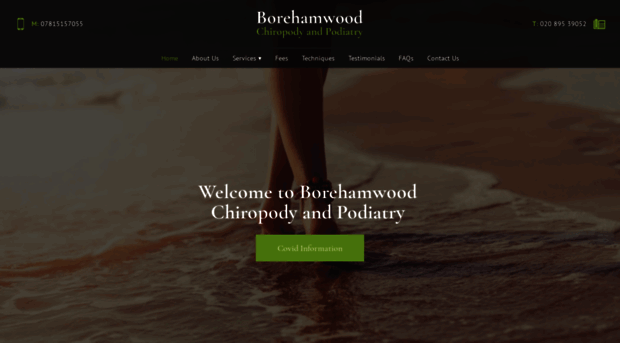 borehamwoodchiropody.co.uk