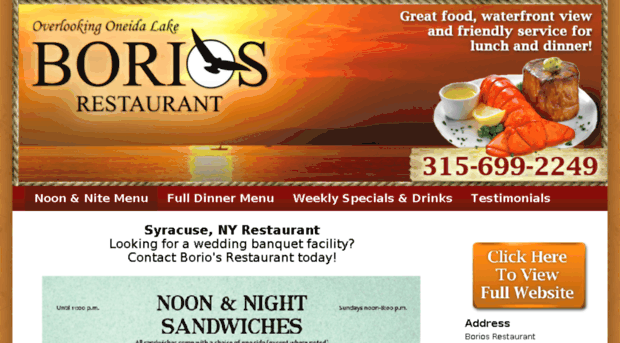 boriosrestaurant.com