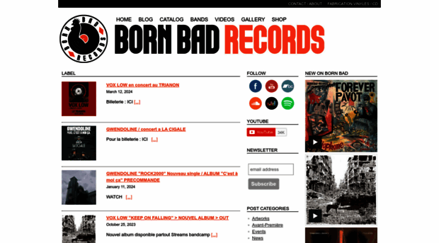 bornbadrecords.net