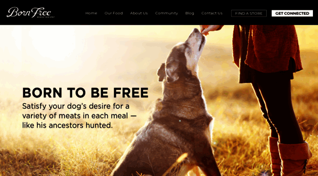 bornfreepetfood.com