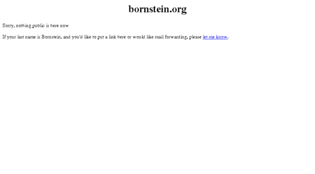 bornstein.org