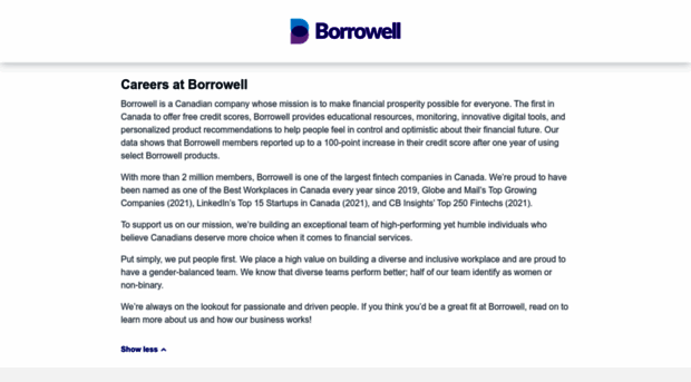 borrowell.workable.com