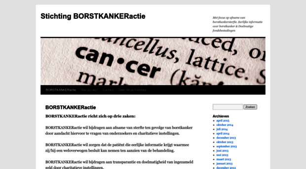 borstkankeractie.nl