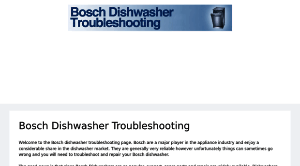 boschdishwashertroubleshooting.com