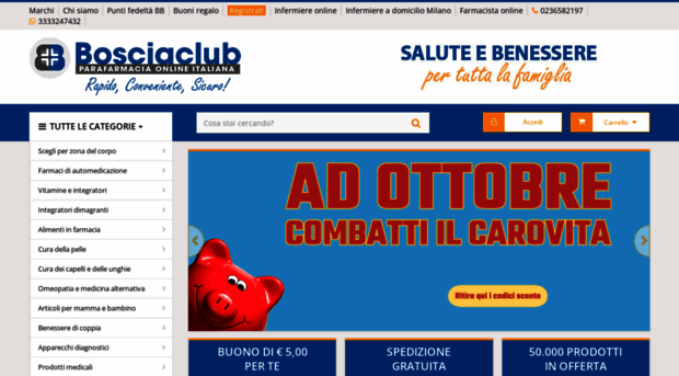 bosciaclub.it - Para-Farmacia Online - Para-Fa - Bosciaclub