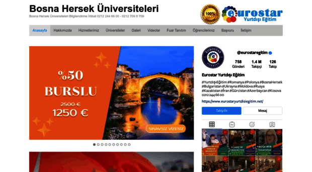 bosnahersekuniversitesi.com