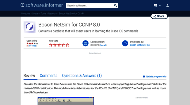 boson-netsim-for-ccnp.software.informer.com