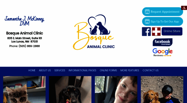 bosqueanimalclinic.com