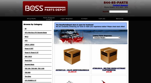 bosspartsdepot.com