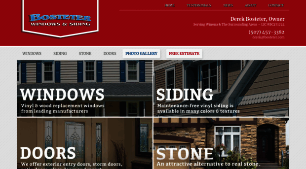 bosteterwindowsandsiding.com