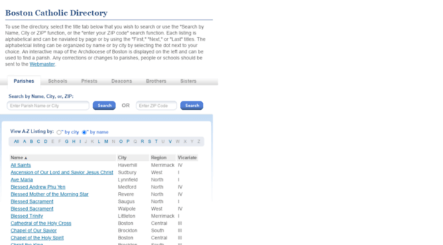 bostoncatholicdirectory.com