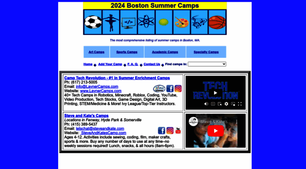 bostonsummercamps.com