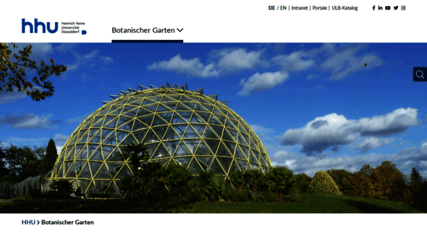 botanischergarten.hhu.de