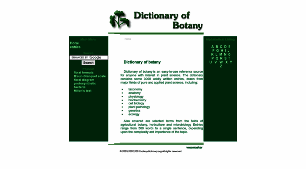 botanydictionary.org