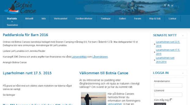 botniacanoe.fi