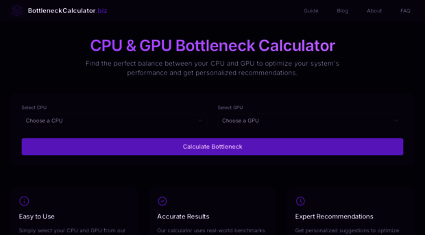 bottleneckcalculator.biz