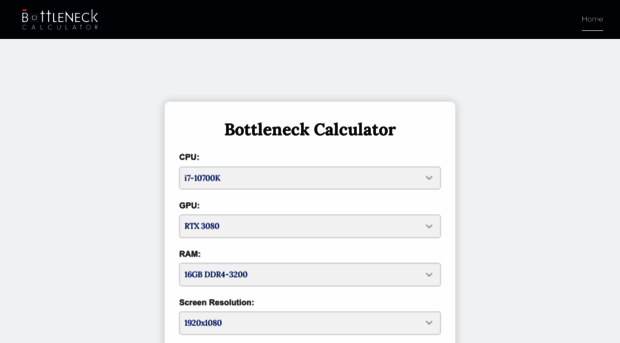 bottleneckcalculatorpro.com