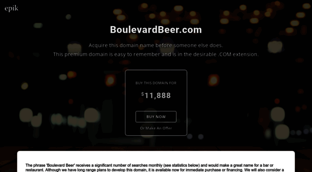 boulevardbeer.com