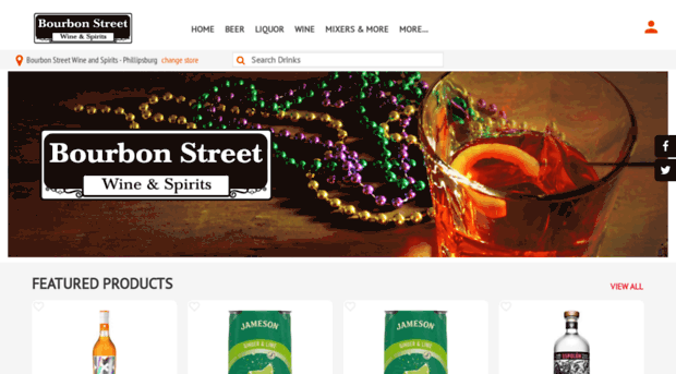 bourbonstreetwineandspirits.com