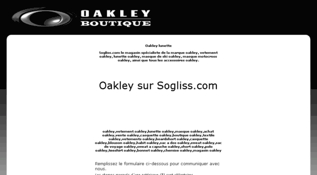 boutique-oakley.fr