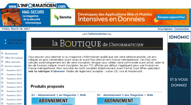 boutique.linformaticien.com