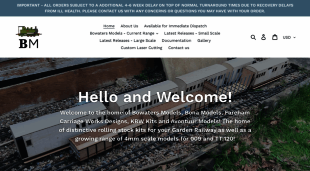 bowatersmodels.co.uk