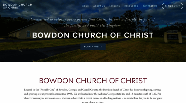 bowdonchurchofchrist.com