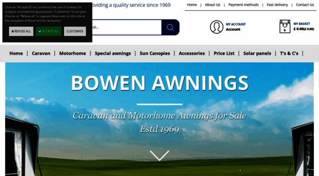 bowenawnings.co.uk