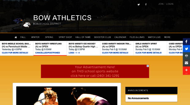 bowhighschoolathletics.org