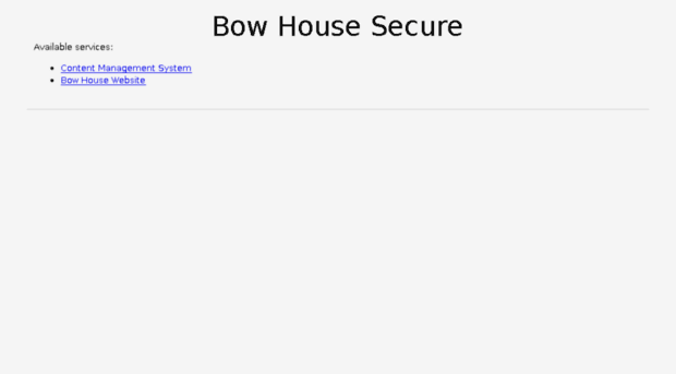 bowhouse-secure.co.uk