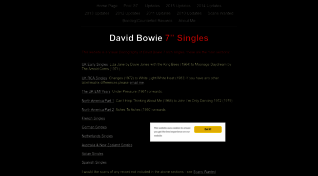 bowie-singles.com