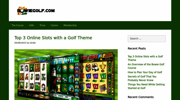 bowiegolf.com