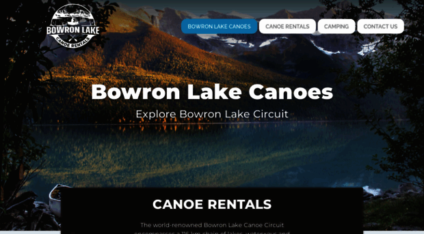 bowronlakecanoe.com