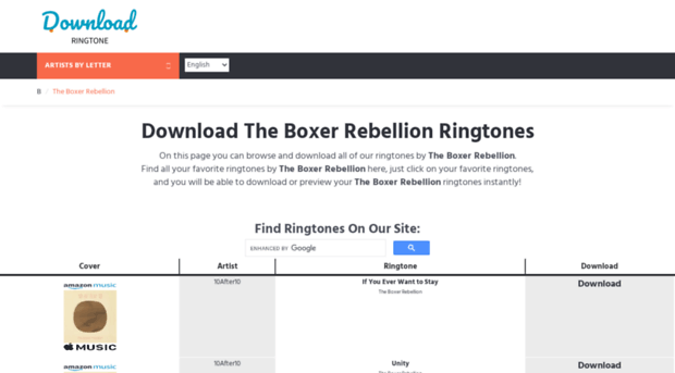 boxerrebellion.download-ringtone.com