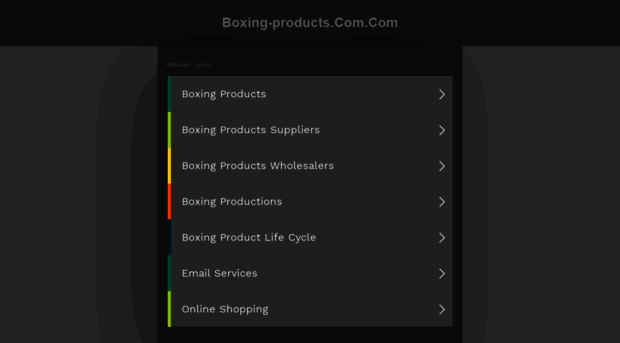 boxing-products.com.com