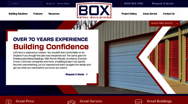 boxmetalbuildings.com